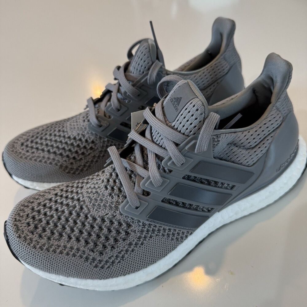 Adidas UltraBoost 1.0 DNA Grey White Running Shoes HQ4200 Men Size 7/Women 8